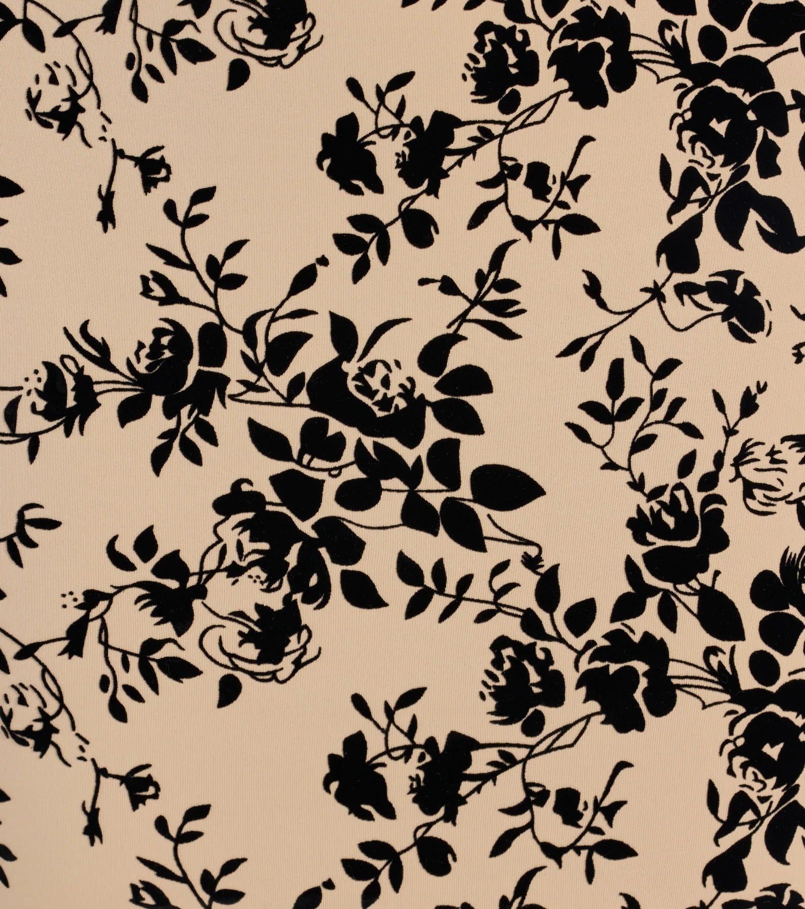 In The Garden Floral Velvet Midi Dress - Image 11