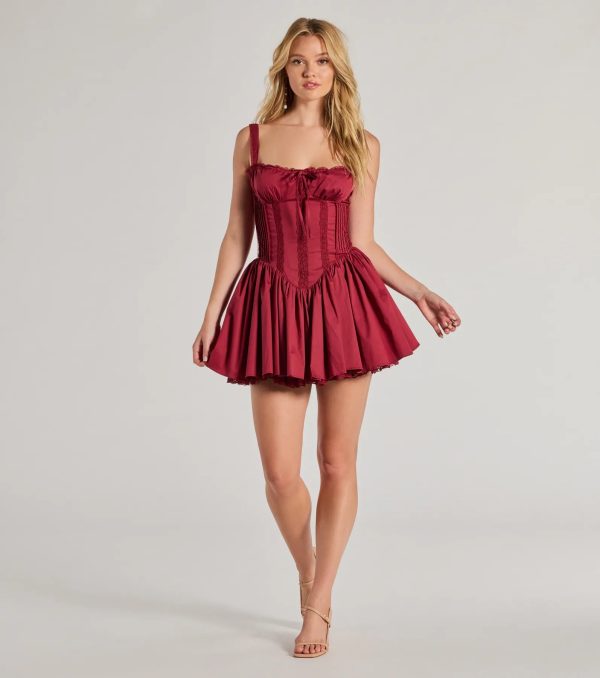So Darling Woven Drop-Waist Skater Dress - Image 5