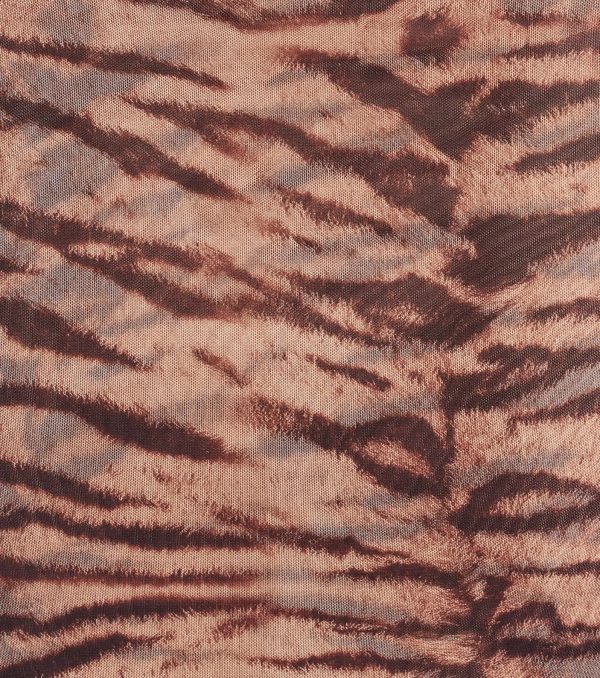 Sultry And Sassy Zebra Print Halter Midi Dress - Image 3