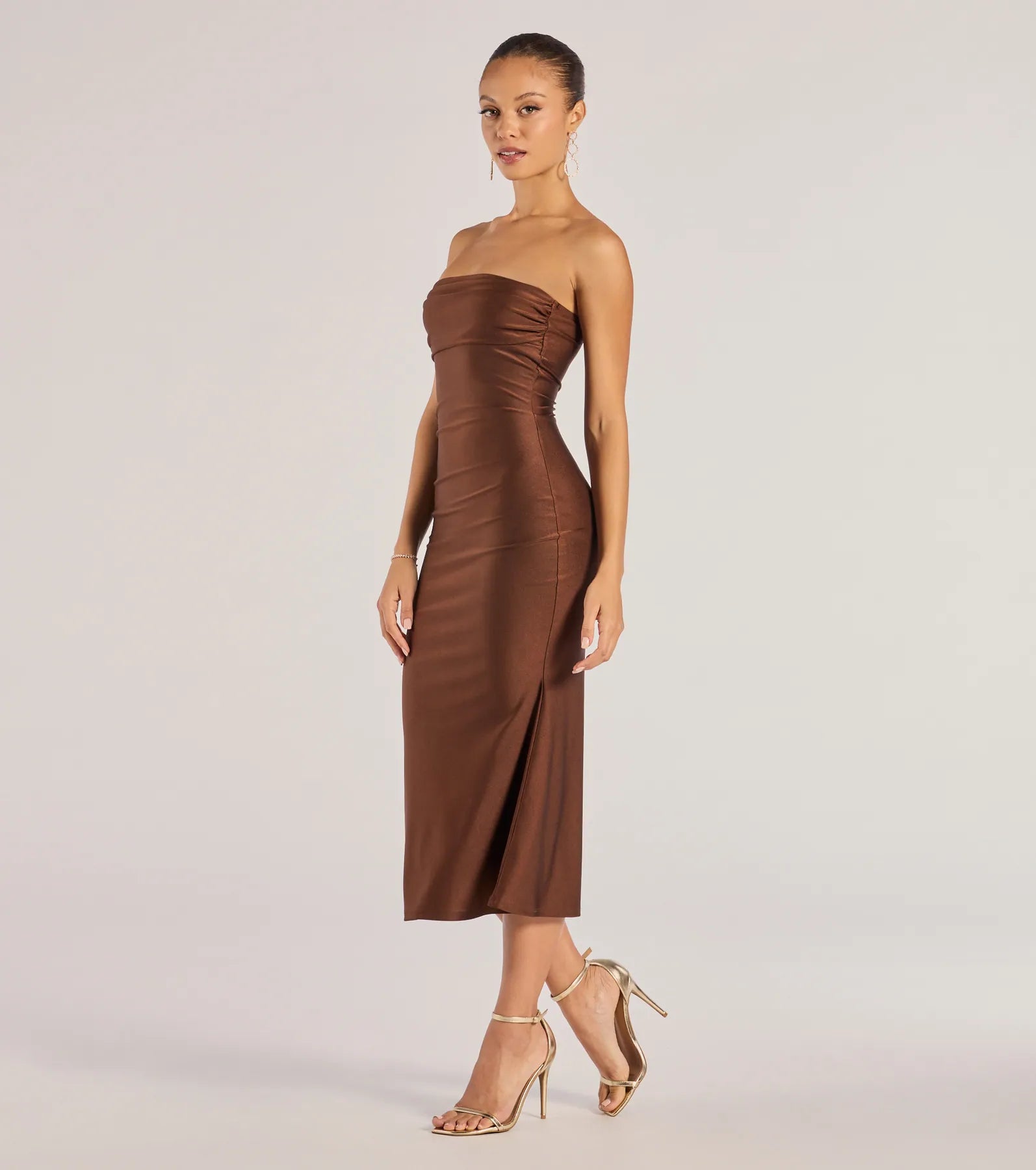 Keep It Sleek Midi Dress - Image 4