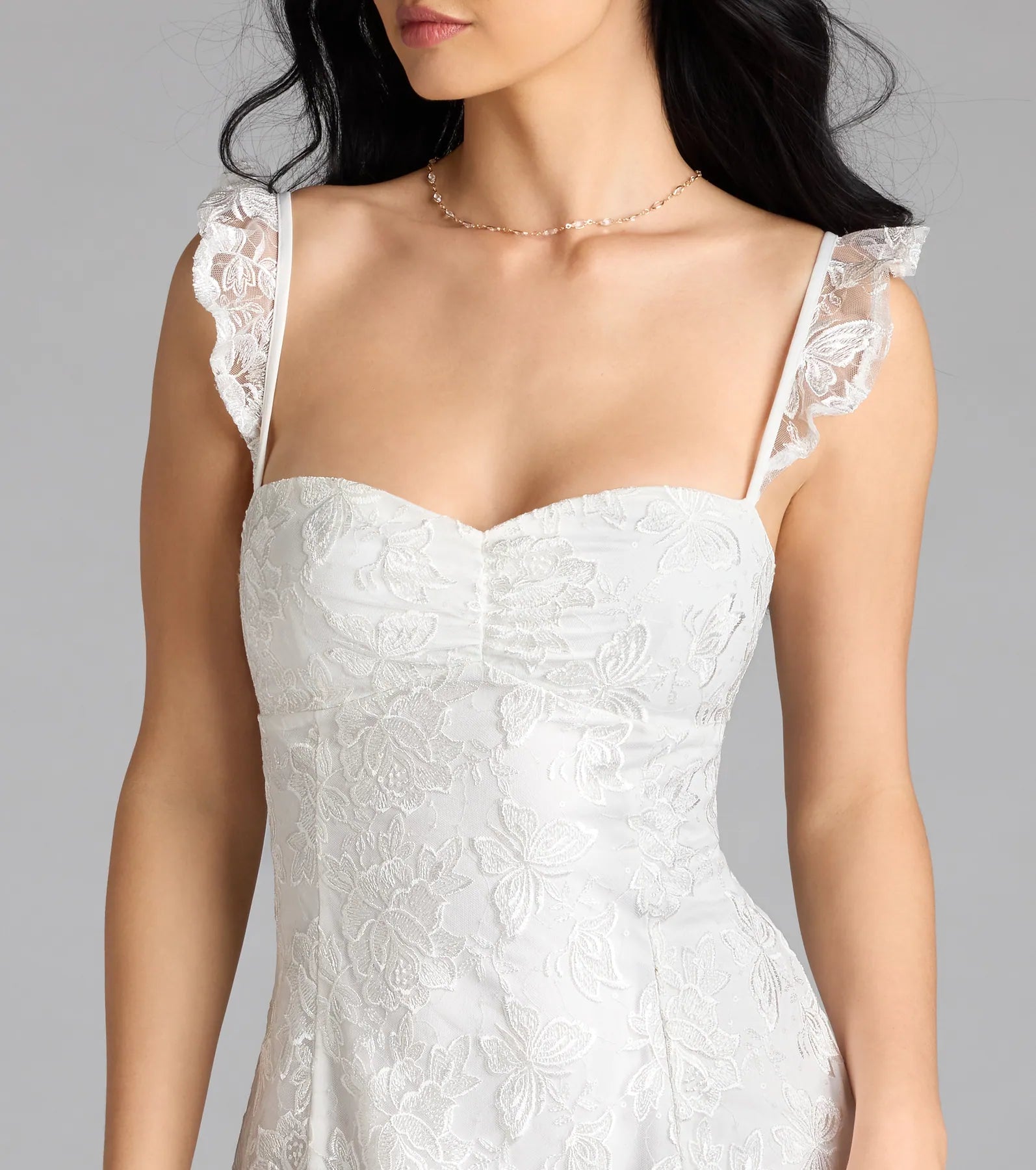 Enchanting Impression Butterfly Lace-Up Skater Dress - Image 6