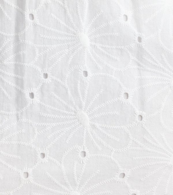 Here To Be Loved V-Neck Eyelet Skater Mini Dress - Image 4
