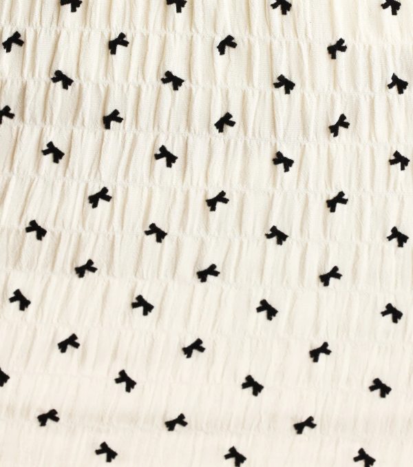 Dearest Charm Bow Print Skater Dress - Image 4