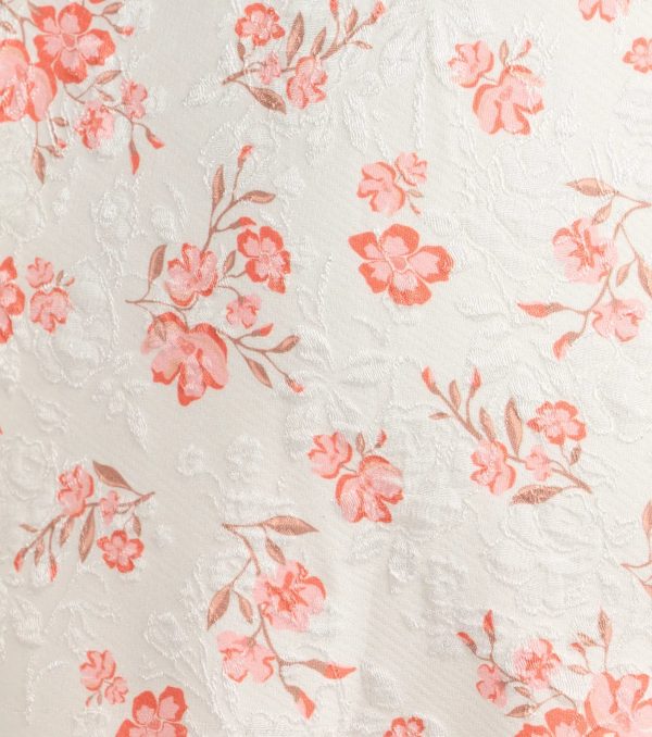 Floral Bliss A-Line Bow Mini Dress - Image 4