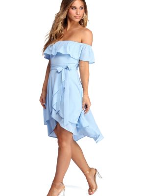 Chasing Dreams Ruffle Dress