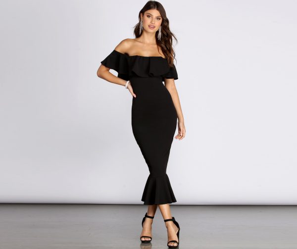 Ready And Ruffled Midi Dress - Image 5