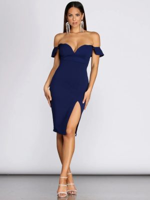 Sweet & Saucy Midi Dress