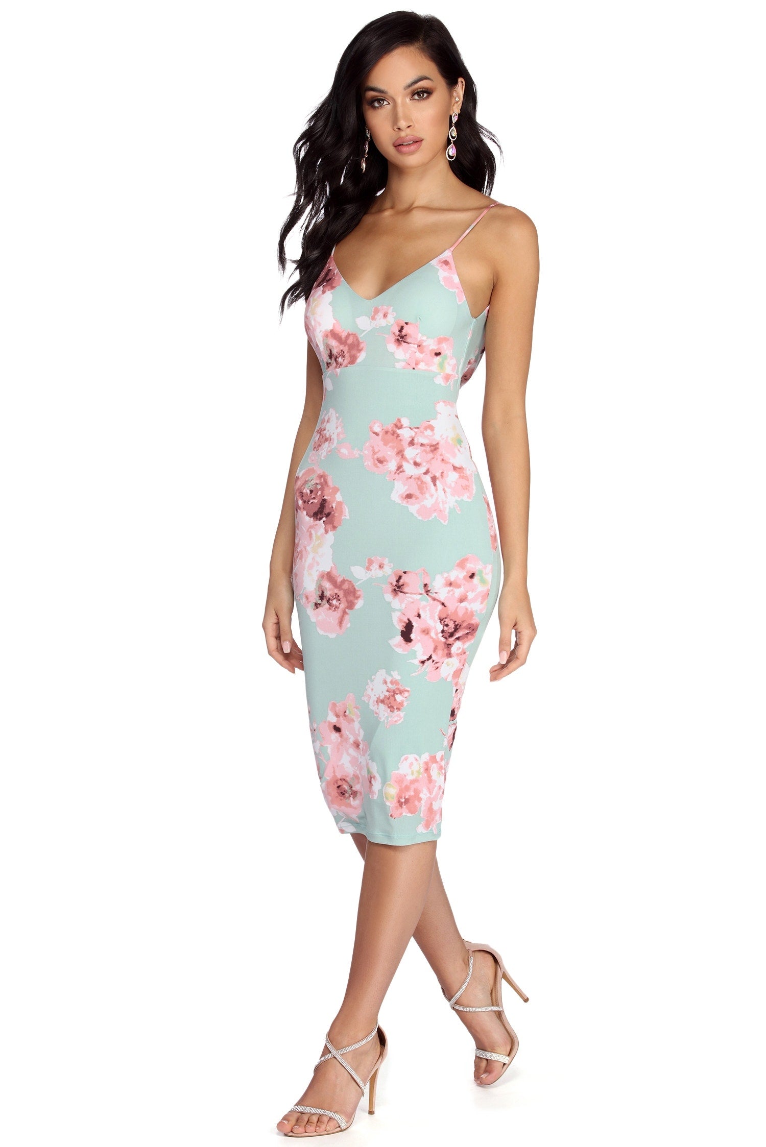 Floral Day Dream Midi Dress - Image 2