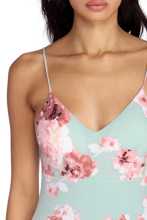 Floral Day Dream Midi Dress - Image 4