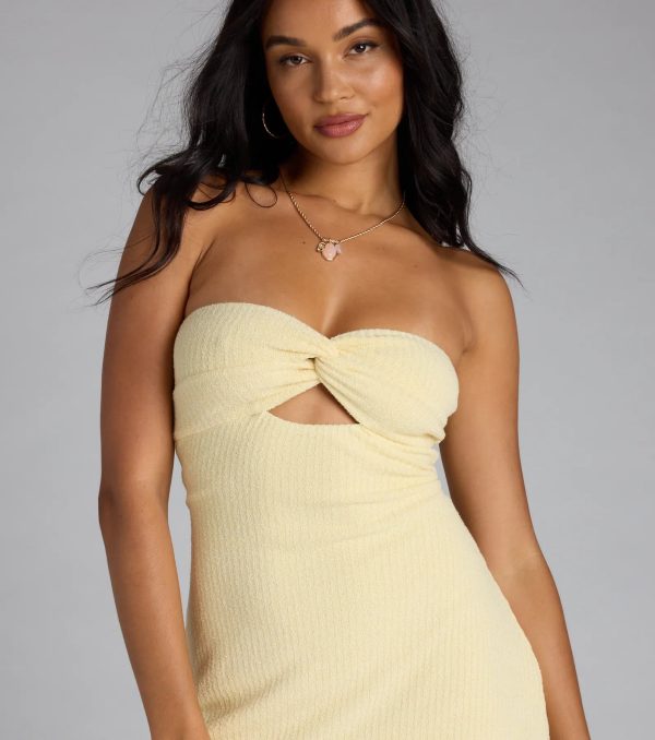 No You Hang Up Tube Mini Dress - Image 4
