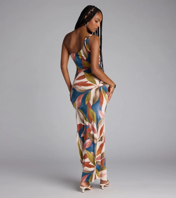 Island It Girl One-Shoulder Cutout Maxi Dress - Image 2