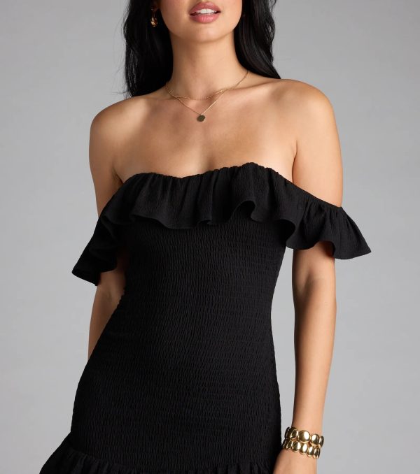 Definition Of Cute Off-The-Shoulder Mini Dress - Image 4