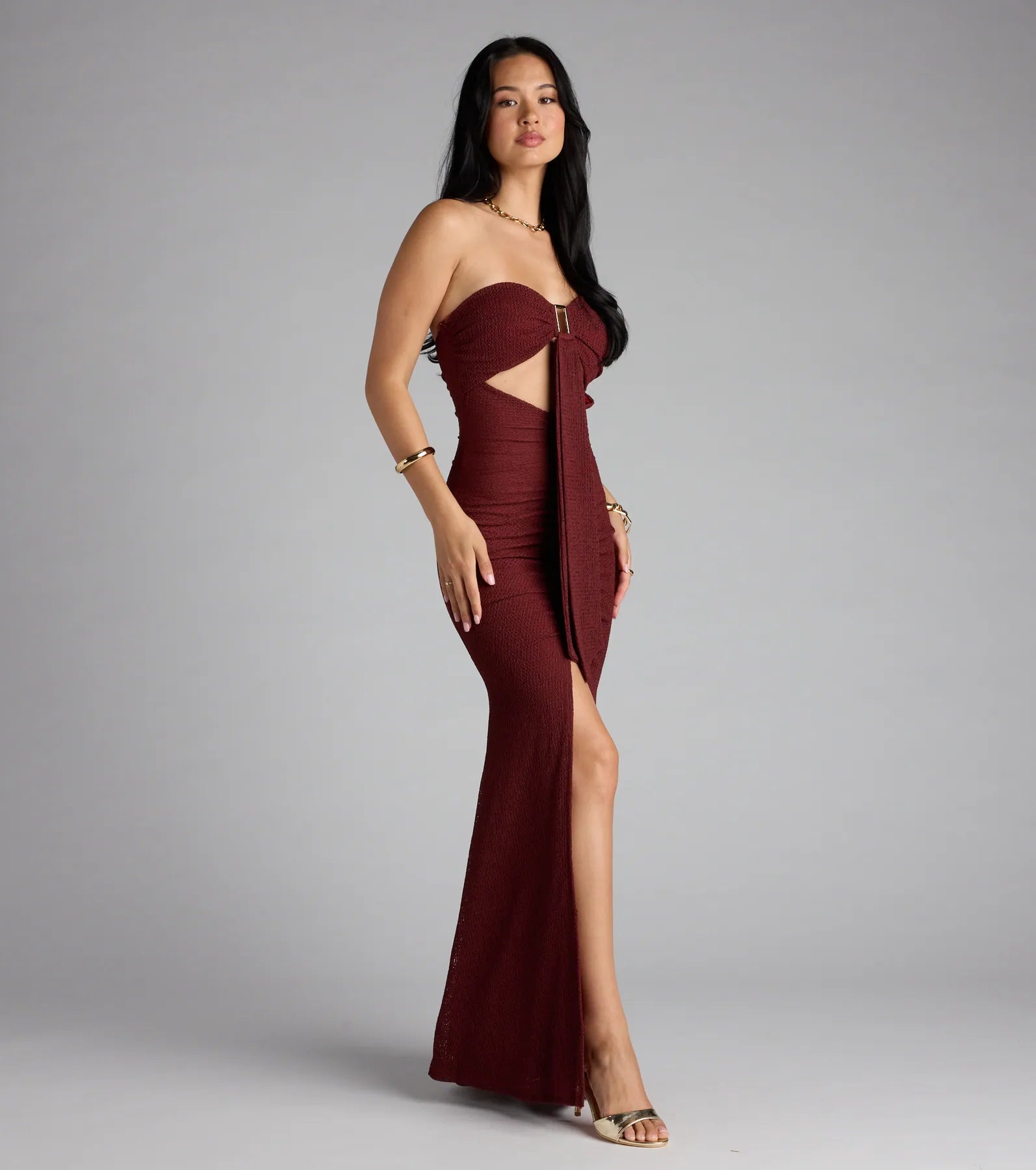 Wow Factor Cutout Maxi Dress - Image 5