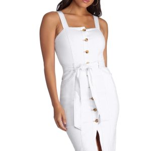 Button Down In Style Dress