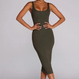 Basic Essentials Midi Dress