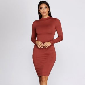 Feeling Knit Midi Dress