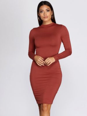 Feeling Knit Midi Dress