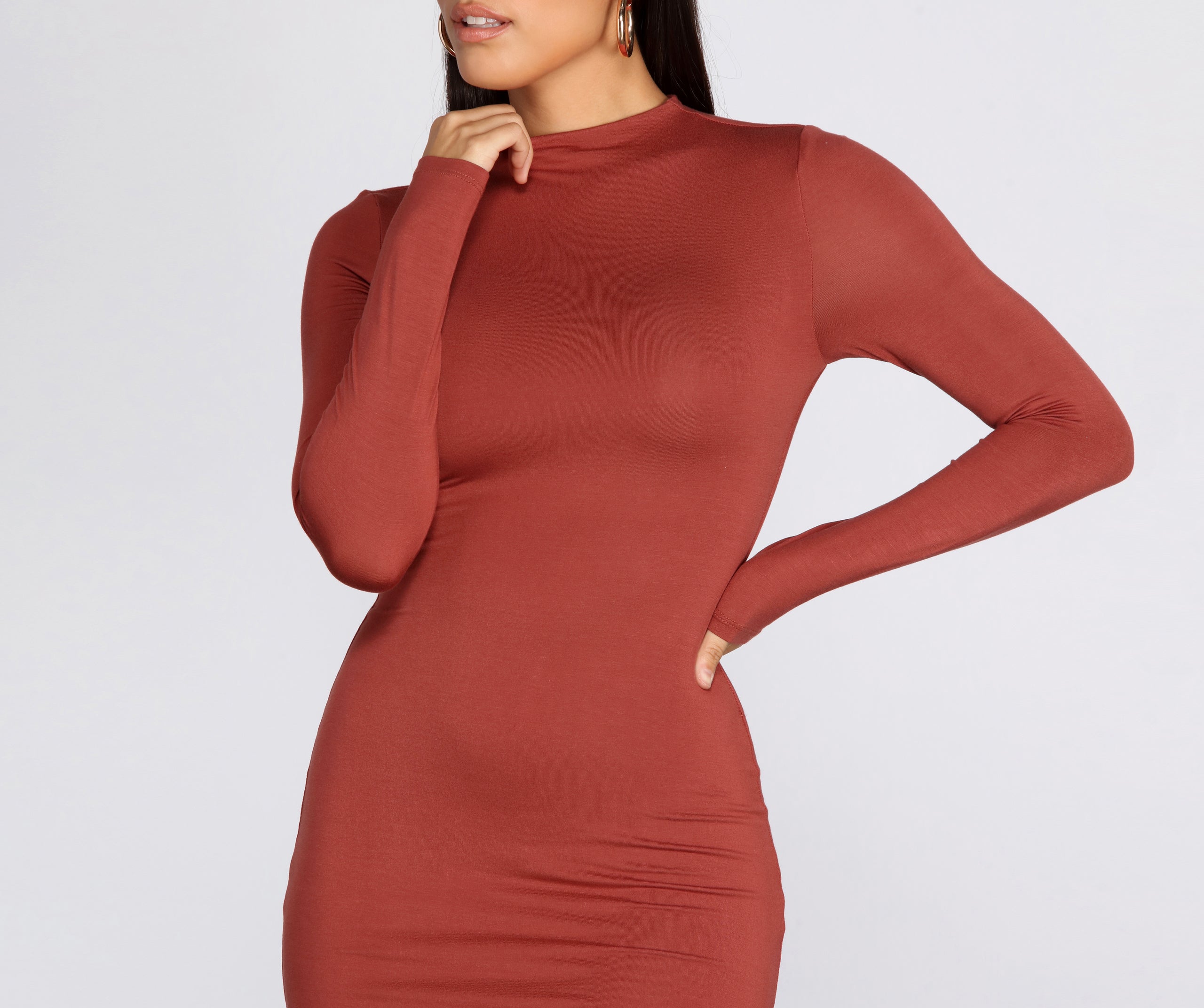 Feeling Knit Midi Dress - Image 4