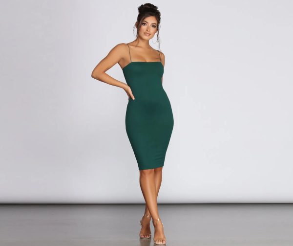 Simple And Stunning Midi Dress - Image 4