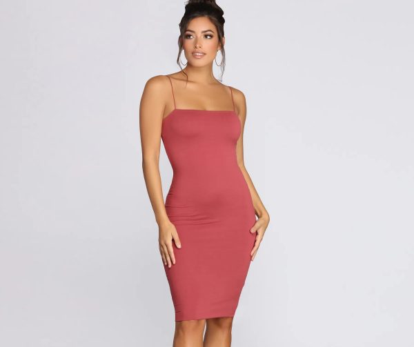 Simple And Stunning Midi Dress - Image 5