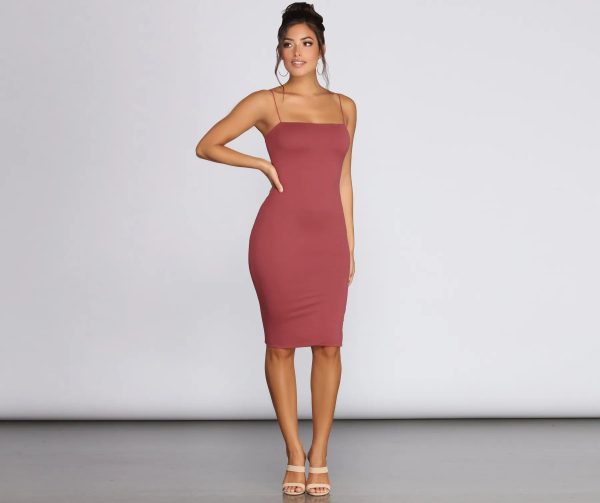 Simple And Stunning Midi Dress - Image 8
