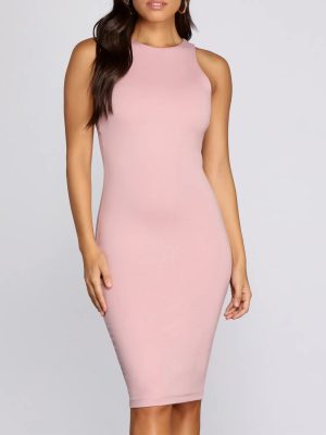 Charming And Chic Midi Dress