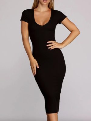 Casual Chic Midi Dress