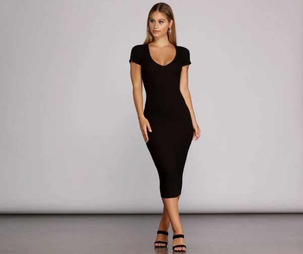 Casual Chic Midi Dress - Image 2