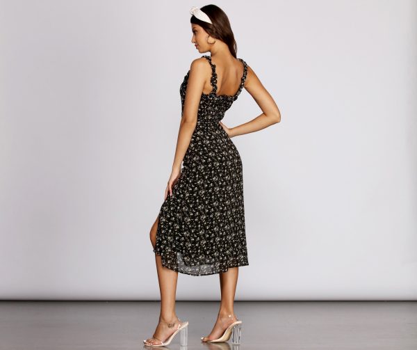 Botanical Beauty Midi Dress - Image 3