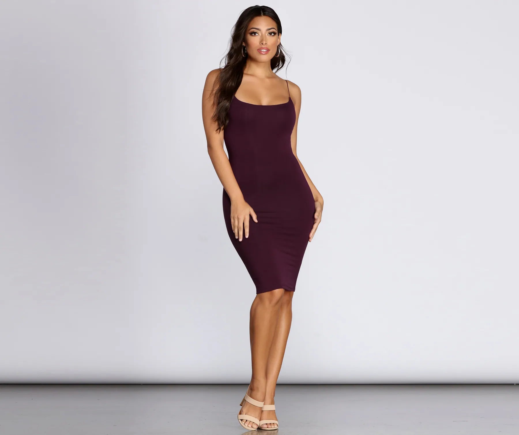 Only The Essentials Midi Dress - Image 4
