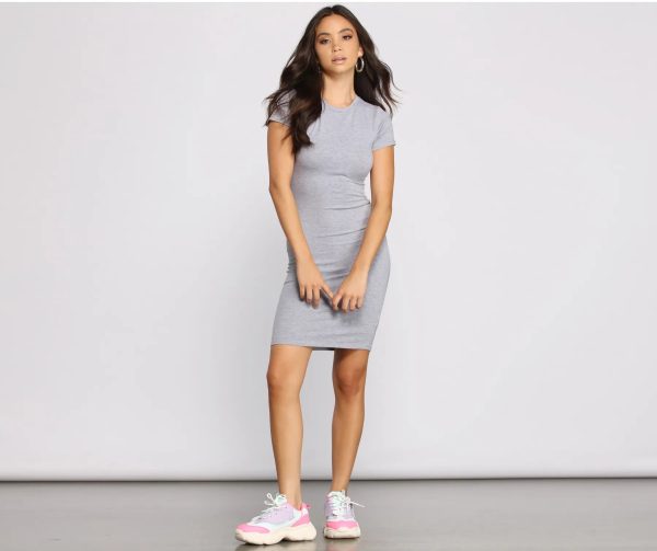 Lovin' The Basics Cotton Midi Dress - Image 4