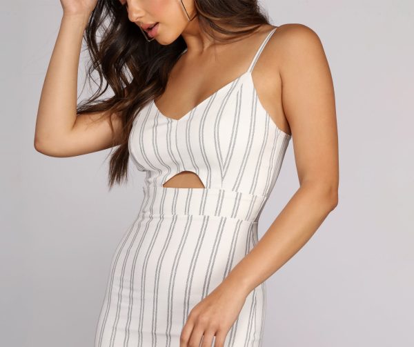 Stripe It Right Midi Dress - Image 3
