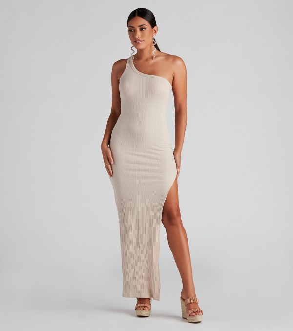 Weekend Plans Ribbed Knit Maxi Dress - Image 3