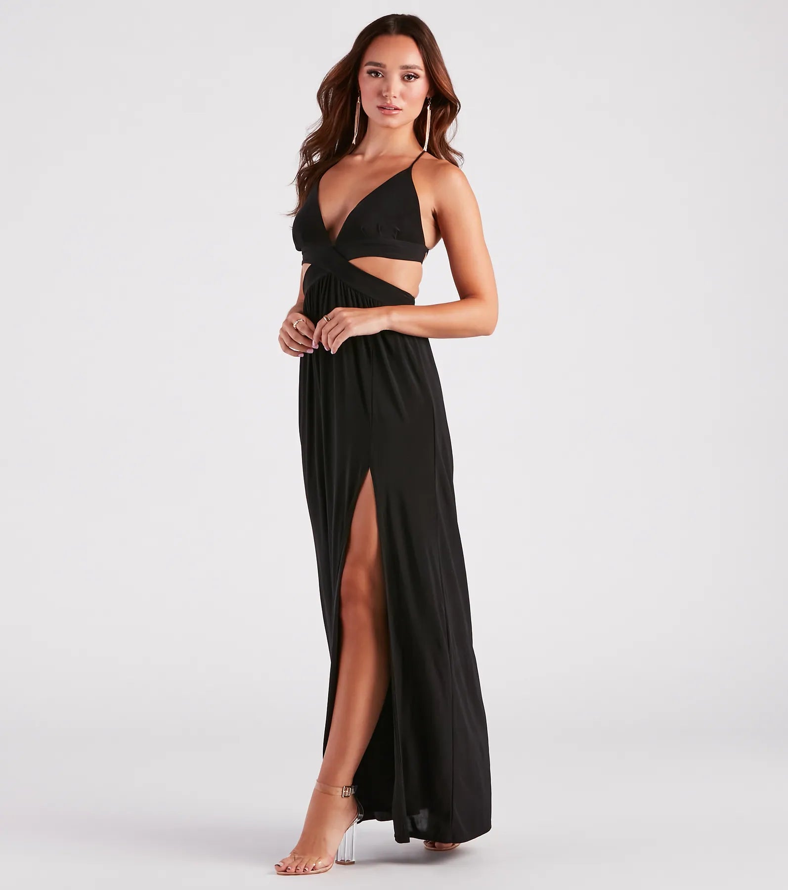 Pretty In Paradise Strappy Cutout Maxi Dress - Image 3