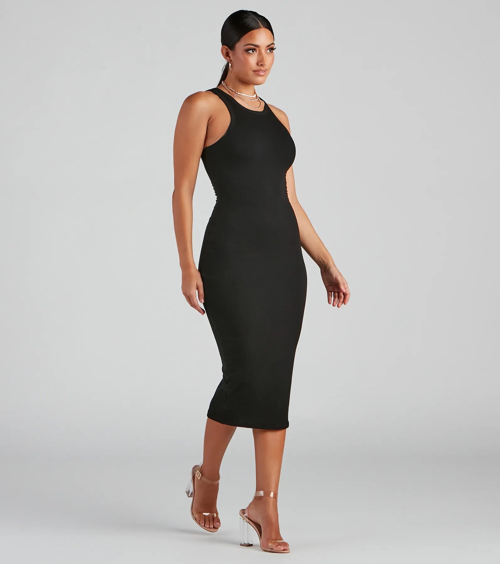 Simple Life Crew Tank Midi Dress - Image 3