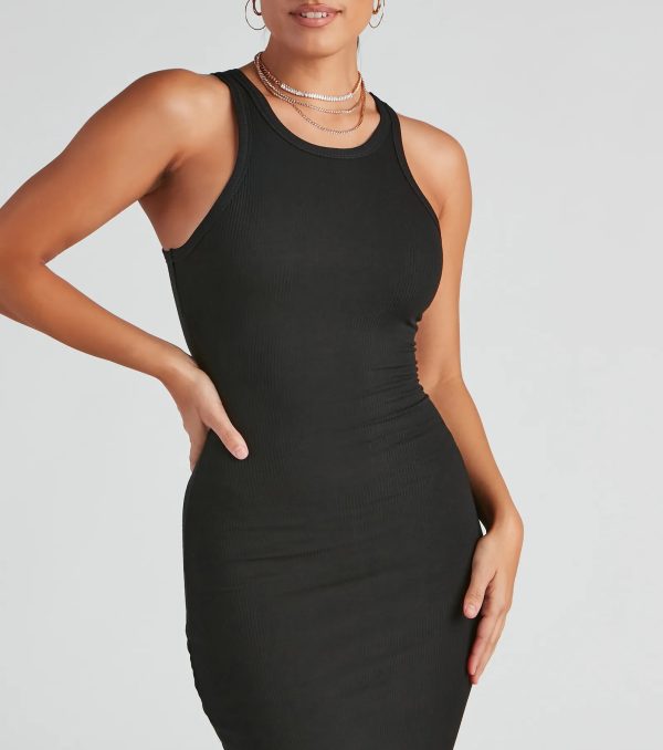 Simple Life Crew Tank Midi Dress - Image 4