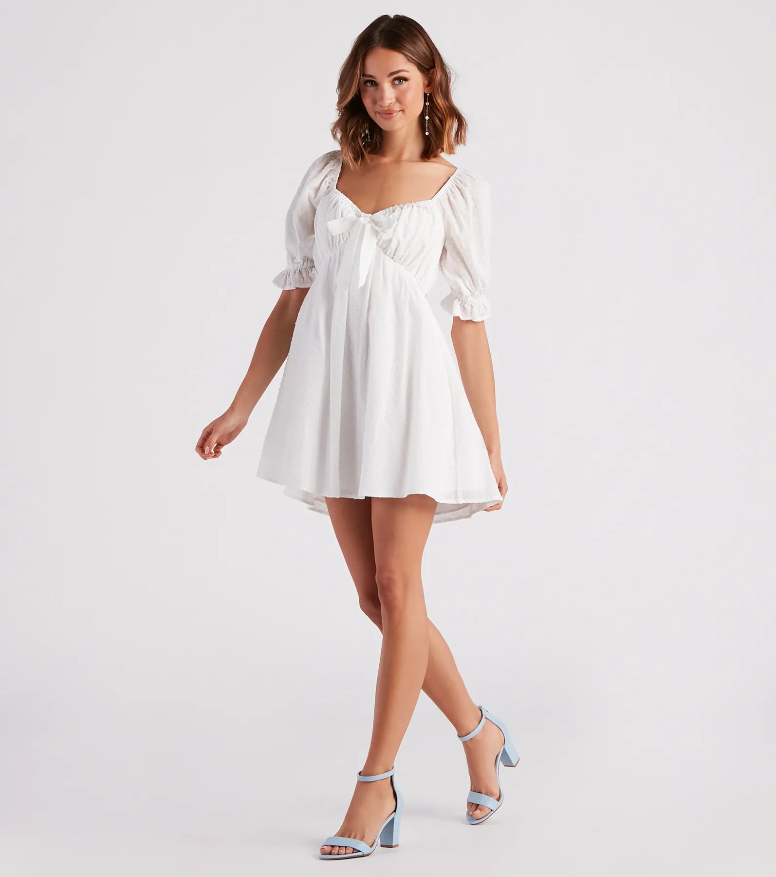 In For Romance Short Skater Dress - Image 3