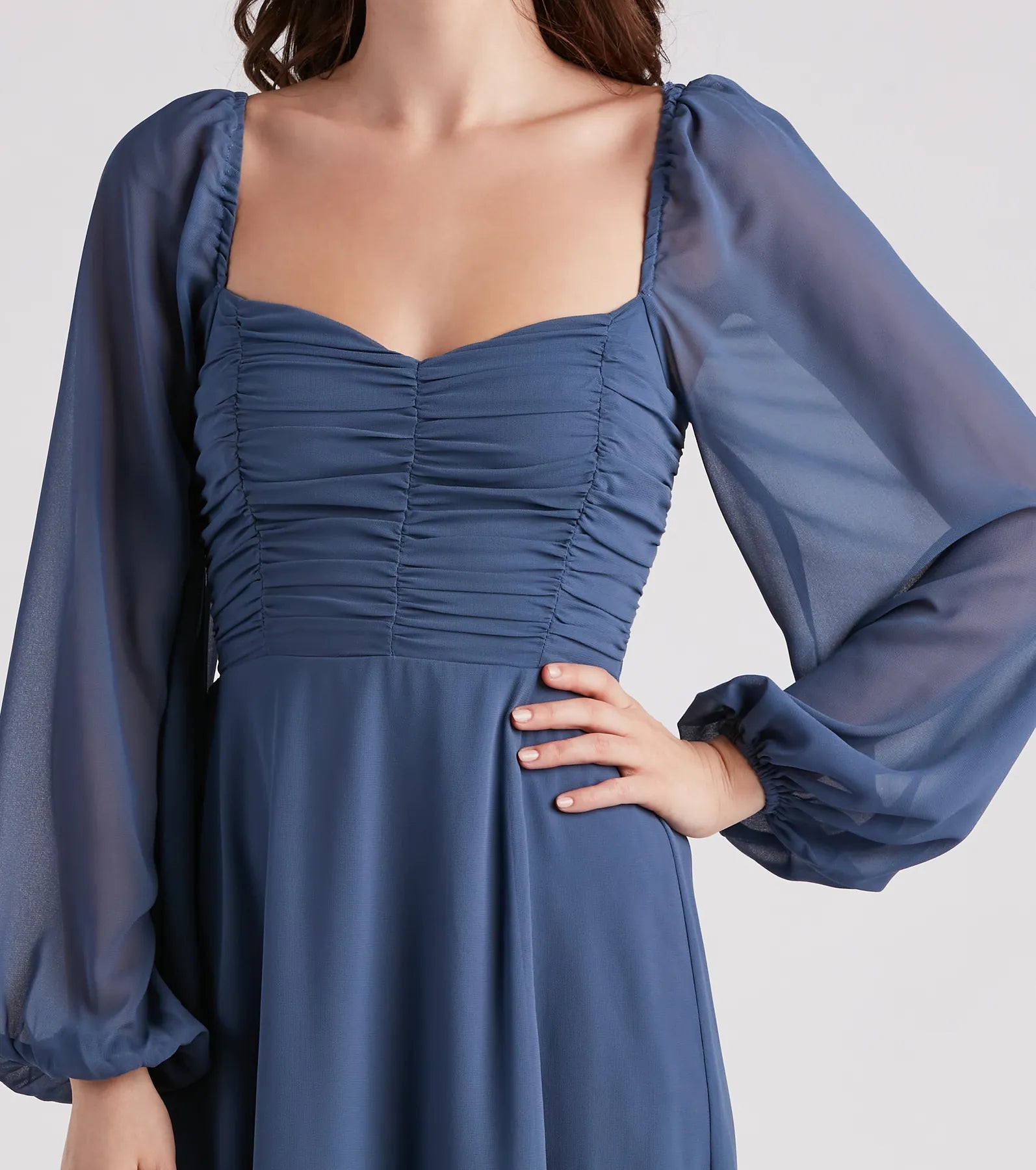 Effortlessly Pretty Chiffon Midi Dress - Image 4