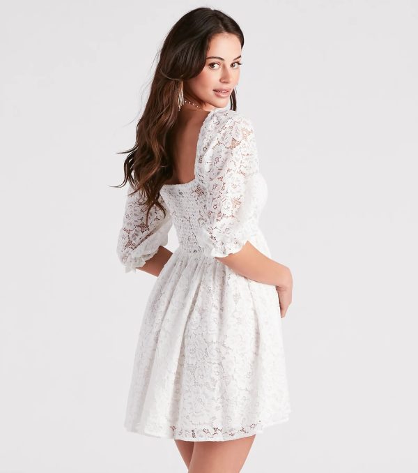 Language Of Romance Lace Babydoll Dress - Image 2
