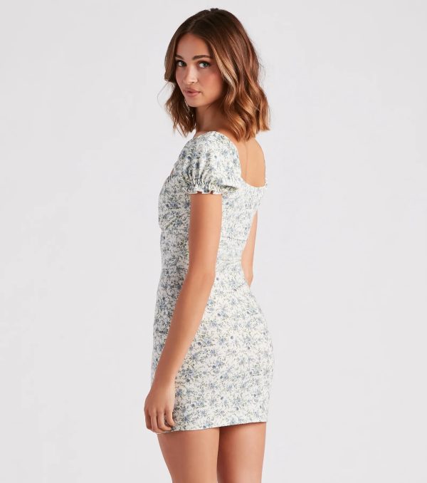 Feelin' Fresh Ditsy Floral Mini Dress - Image 2
