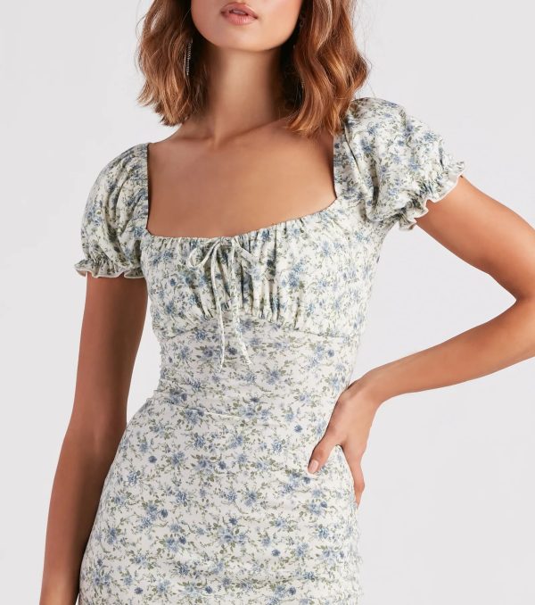 Feelin' Fresh Ditsy Floral Mini Dress - Image 4