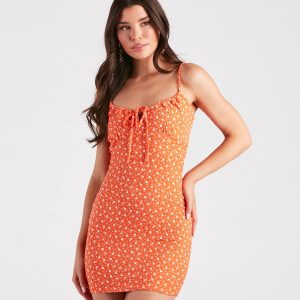 Summer Mood Ditsy Floral Mini Dress