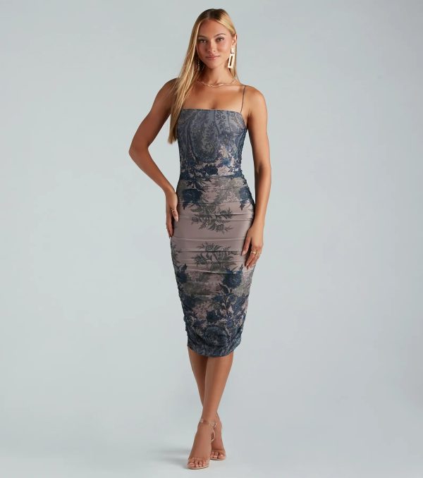All About Love Floral Paisley Midi Dress - Image 5