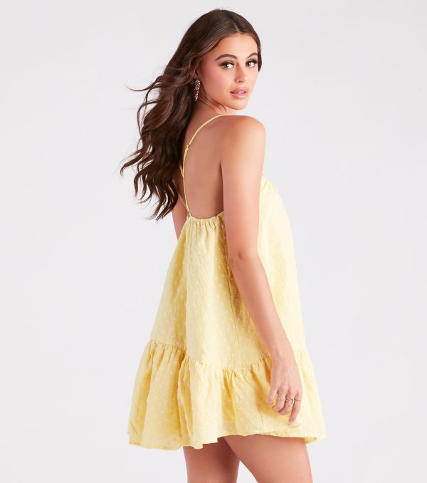 Sunshine Beauty Floral Ruffled Short Dress - Image 2