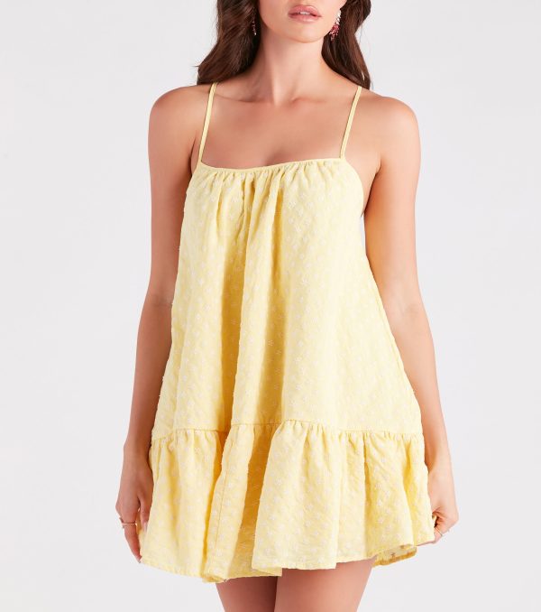Sunshine Beauty Floral Ruffled Short Dress - Image 4