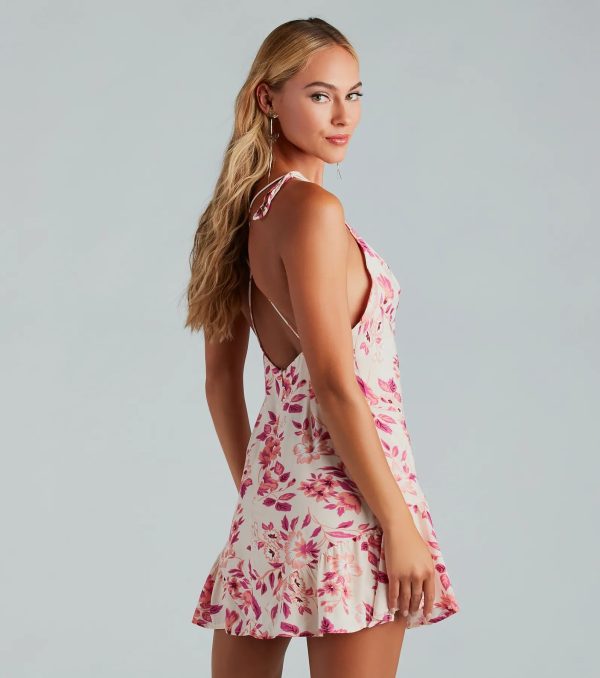 Kiss The Sky Floral Paisley A-Line Dress - Image 2