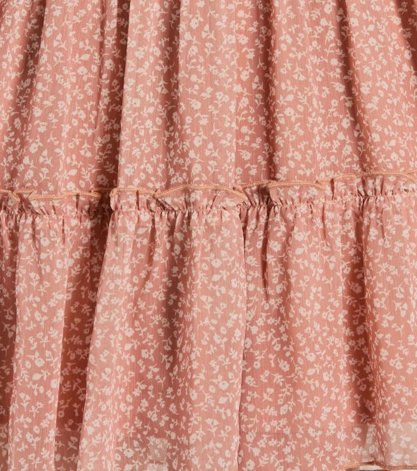 Sweetest Look Ditsy Floral Chiffon Babydoll Dress - Image 4