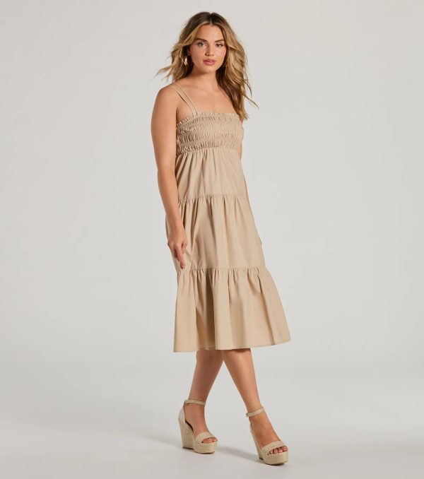 Darling Appeal Sleeveless Ruffled Midi Dress - Image 8