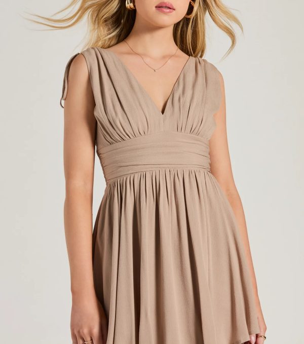 Crush On You Sleeveless V-Neck Skater Dress - Image 4