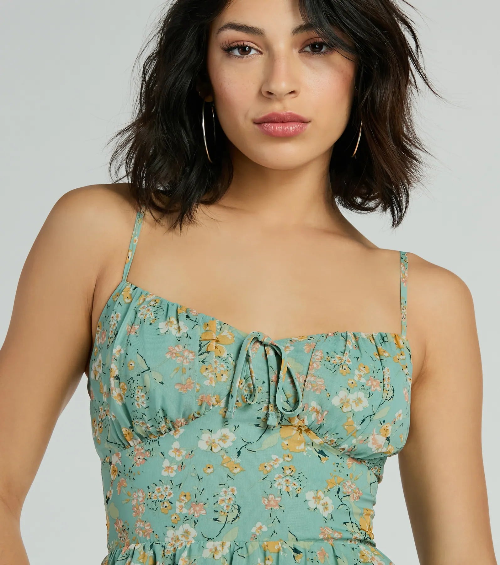Spring Into Action Floral Skater Dress - Image 8
